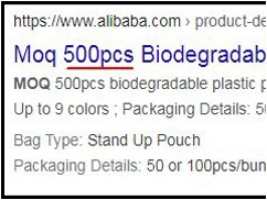 Why the MOQ of some spout bag manufacturer is low? Why the MOQ of some spout bag manufacturer is low?