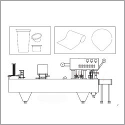 cup sealing and filling machine