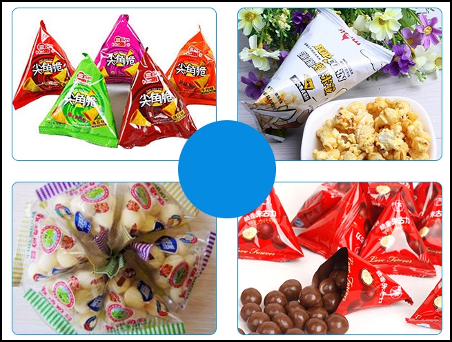 sachet style of triangle pouch packing machine