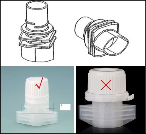 standard spouts step for spouted pouches