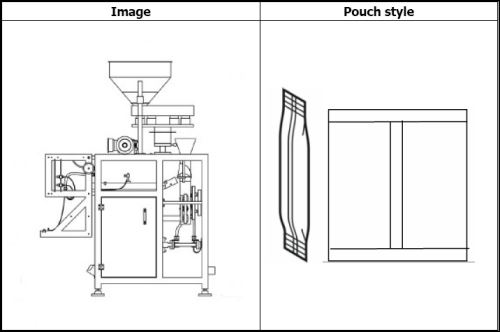 vertical pillow bag packaging machine