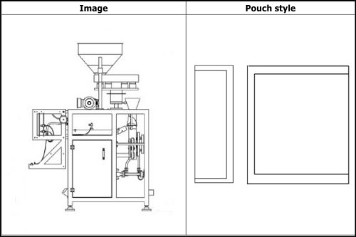 vertical 3 side seal pouch packaging machine