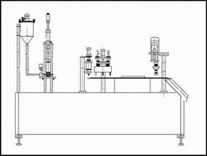 semi automatic spout pouch bag filling machine