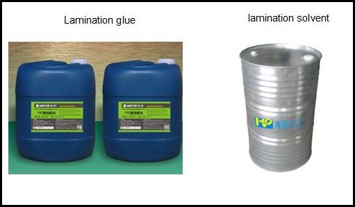 lamination glue and solvent