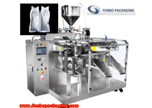 pouch filling and sealing machine